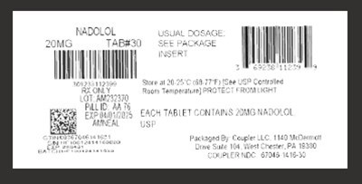 Label (Nadol 20mg)